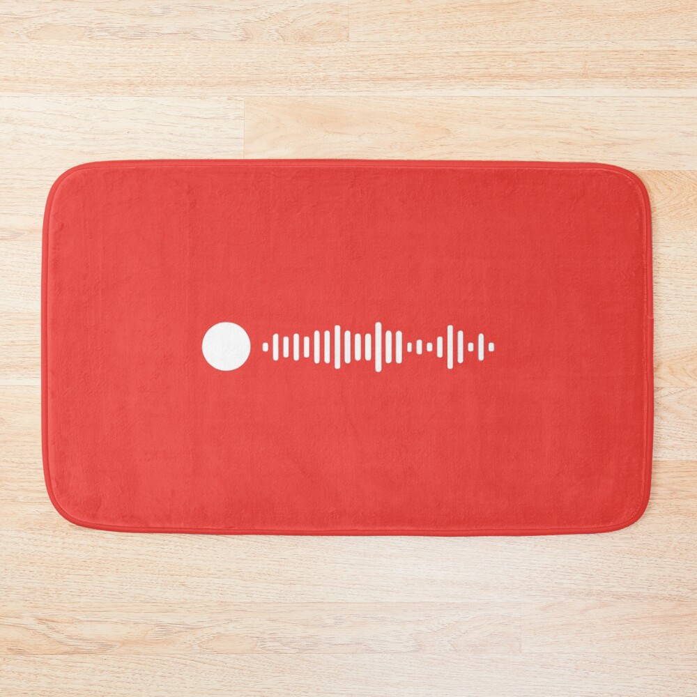 Bound 2 By Kanye West Spotify Scan Code Bath Mat