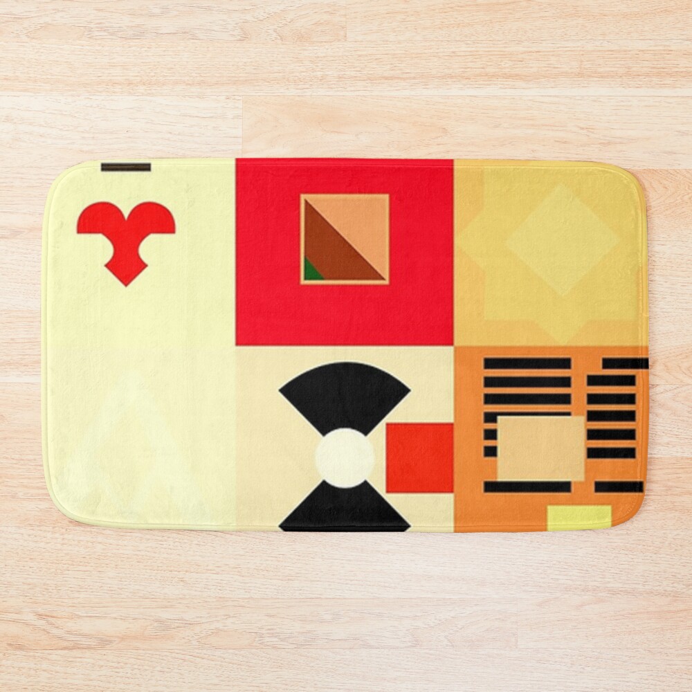 House And Casete Bath Mat