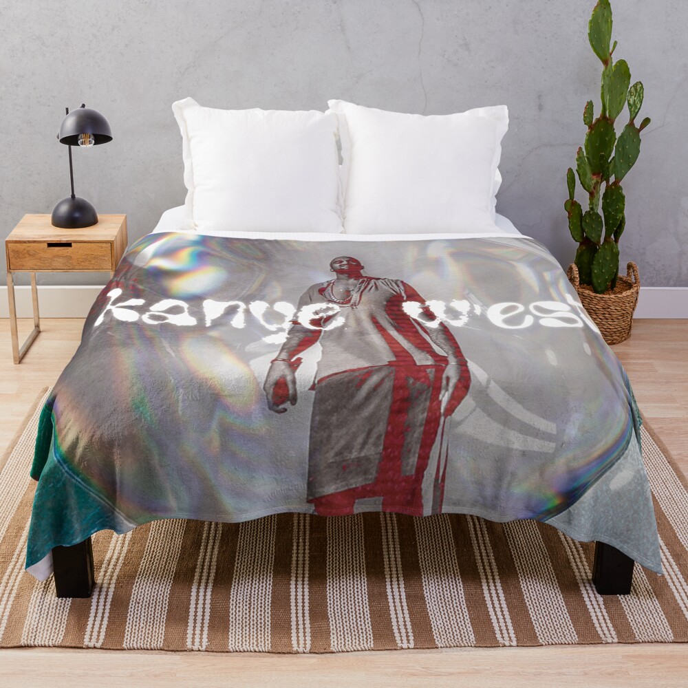 Kanye West Trippy Valentine S Gift Throw Blanket