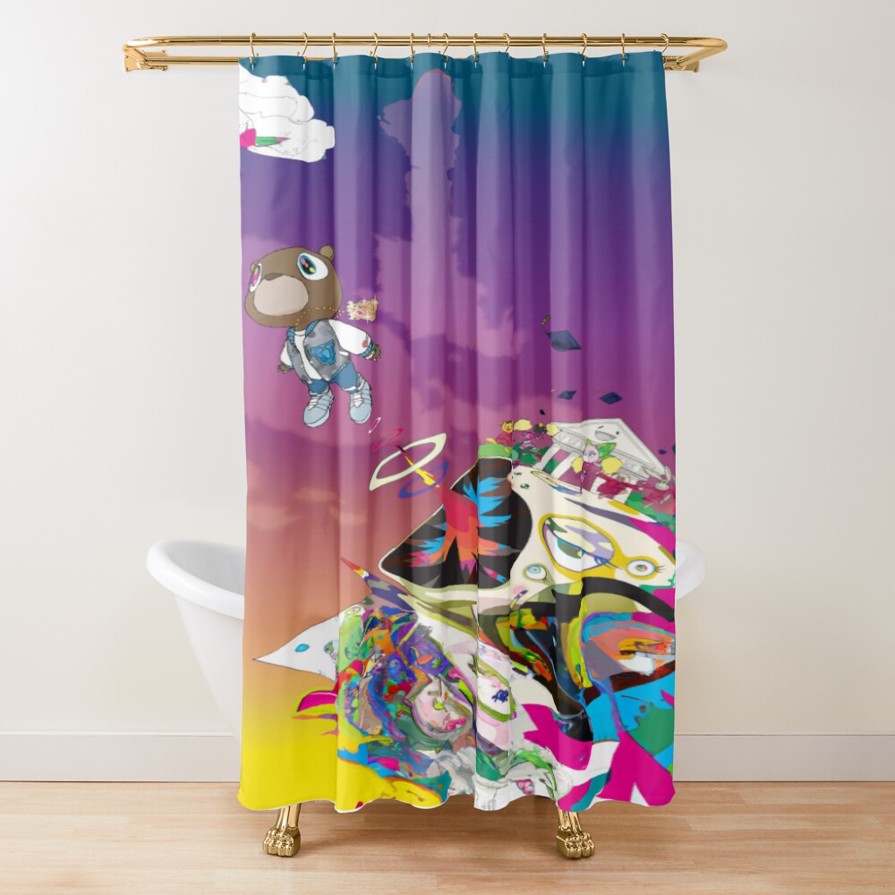 Graduation Kanye West Shower Curtain