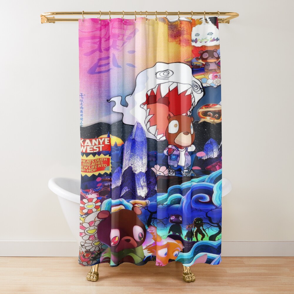 Kanye West Kids See Ghosts Shower Curtain