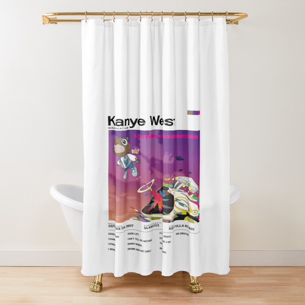 Kanye West Graduation Shower Curtain
