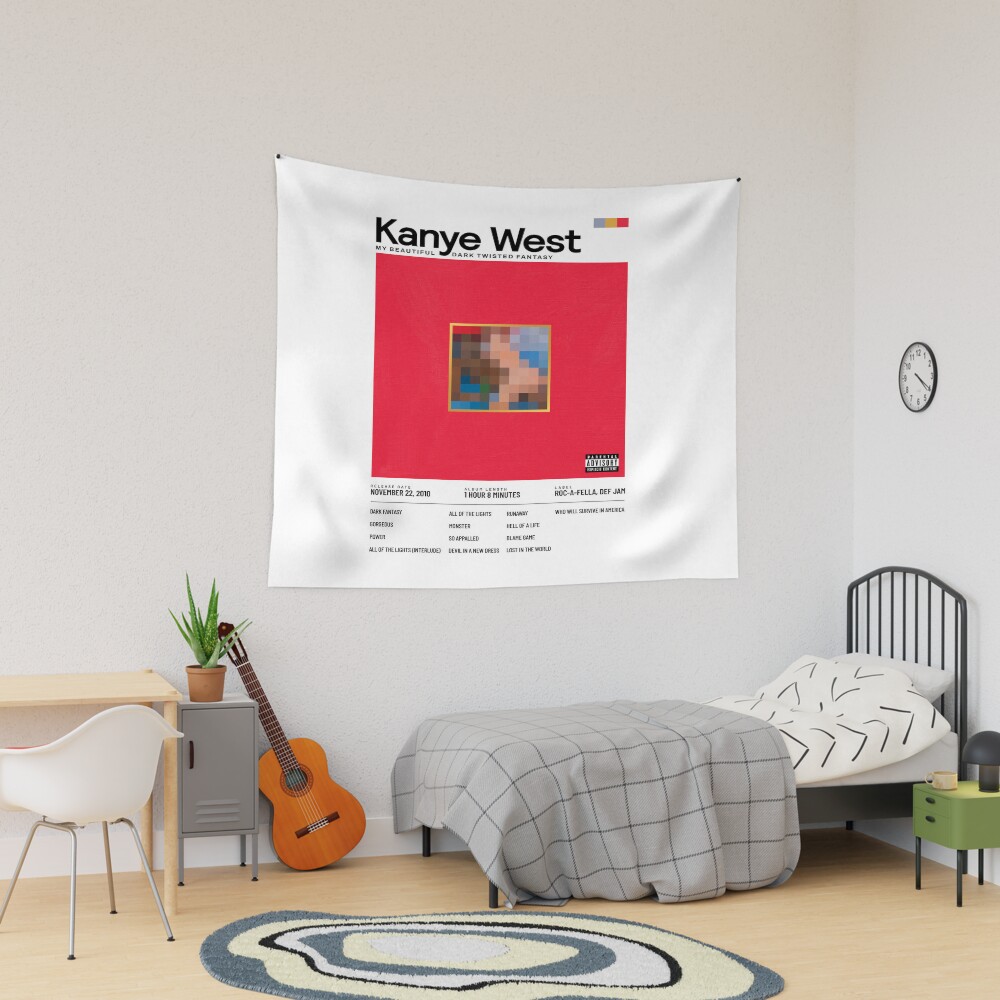 Kanye West My Beautiful Dark Twisted Fantasy Tapestry
