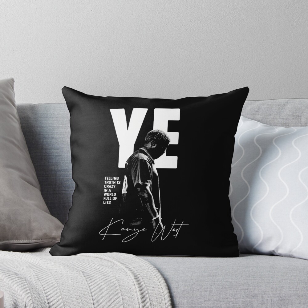 Kanye West Ye Throw Pillow