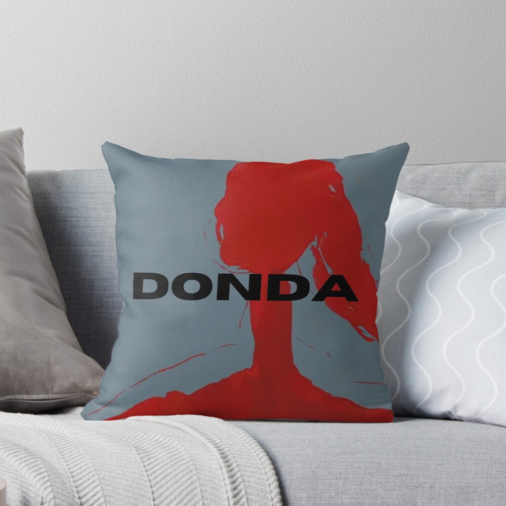 Donda Kanye West Album Design Throw Pillow